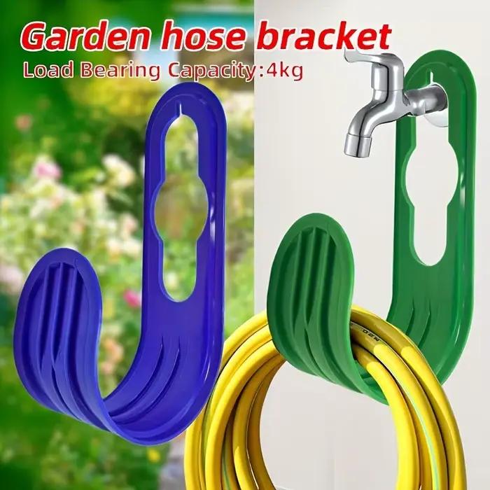 Le support de tuyau d'arrosage mural permettant de gagner de l'espace est un choix pour l'entretien extérieur des herbes de jardinage et crochet de rangement mur intérieur