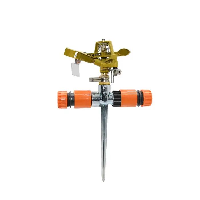 Arroseur Rocker Nozzle oscillant pour jardin, métal robuste, pulvérisation uniforme et haute pression, idéal pour pelouse, culture agricole, plantation d'arbres