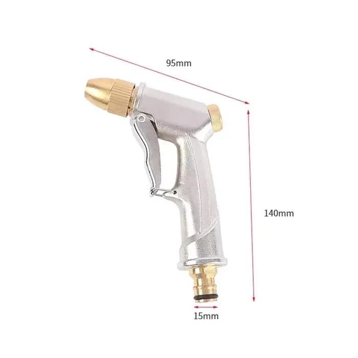 Pistolet pulvérisateur haute pression en laiton pour tuyau d'arrosage