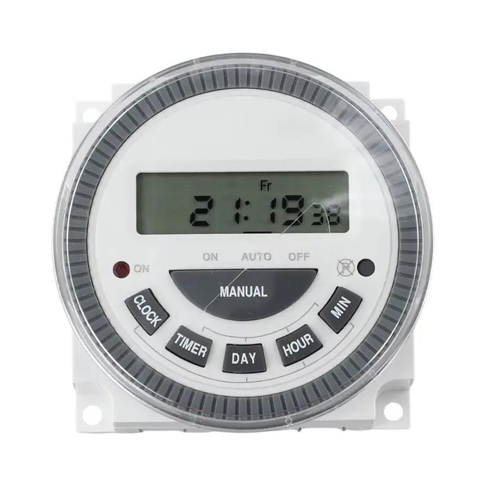 Minuteur programmable intelligent TM619 à 7 jours avec 16 programmes marche/arrêt
