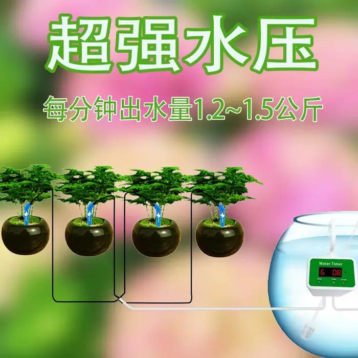Système d'irrigation goutte-à-goutte automatique avec minuterie USB