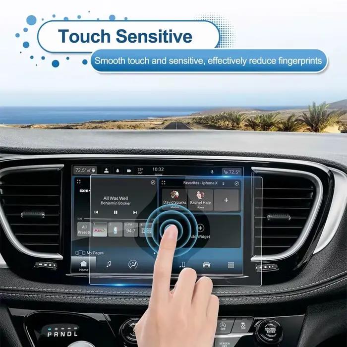 Verre trempé pour Chrysler Pacifica (Touring/Touring L/limité/Pinnacle/Select) 2021-2025 10.1 pouces, gonflage de Navigation