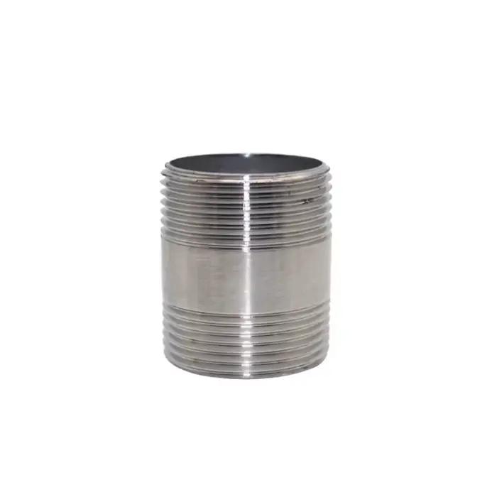 Tétine ronde mâle courte 1/8 "1/4" 3/8 "1/2" - 4 "NPT BSPT