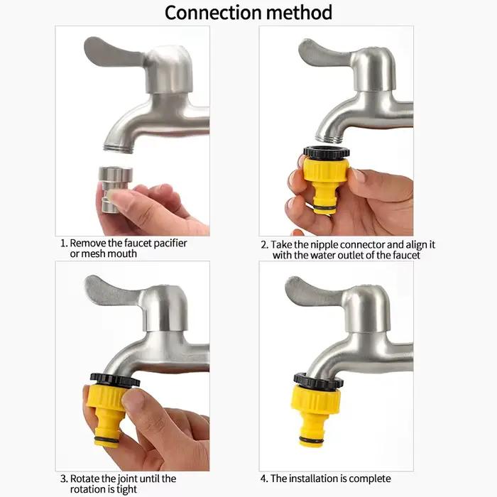 Connecteur rapide pour tuyau d'arrosage