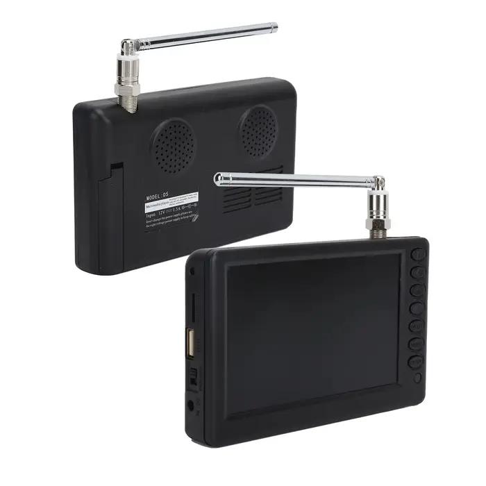 Télévision numérique Mini TV multifonctionnelle LEADSTAR TV numérique 5 pouces Support FM ATV portable Mini TV haute résolution