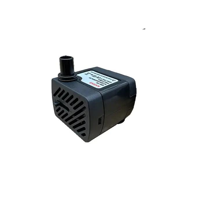Pompe Submersible 220V 3W quatre lumières LED Aquarium étang lueur rocaille fontaine