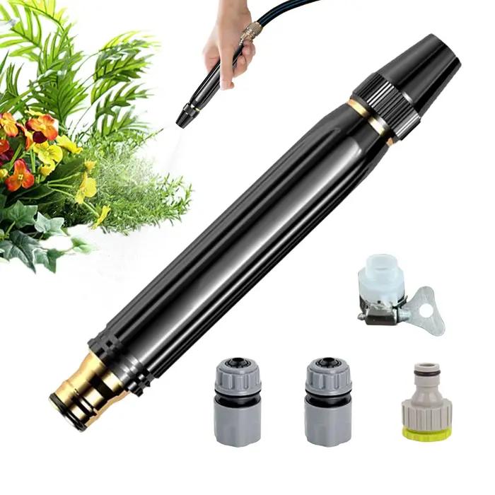 Pistolet d'arrosage haute pression robuste à motifs de pulvérisation réglables pour tuyau