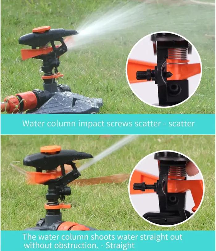 Arroseurs automatiques de jardin pour pelouse 360° ° Système d'irrigation rotatif avec buse