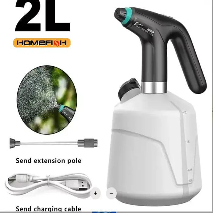 HOMEFISH Arrosoir électrique 2L Outil d'irrigation automatique de jardin pour la pulvérisation agricole domestique et la désinfection