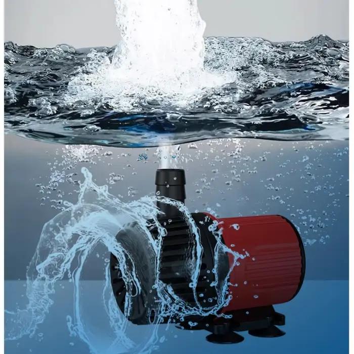 Mini pompe à eau silencieuse SubSN DC, débit mis à jour, 450L, H, aquarium