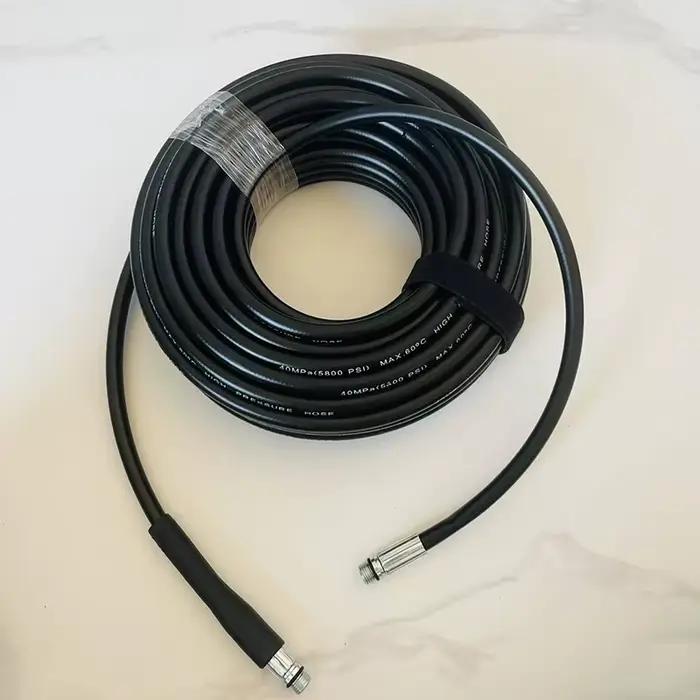 Kit de nettoyage haute pression pour canalisations et égouts avec tuyau de lavage à jet puissant