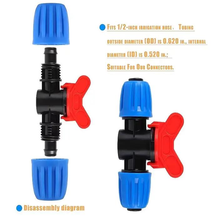 Vanne d'arrêt pour irrigation goutte à goutte 16 mm