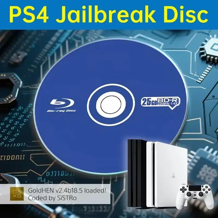 Ps4 Jailbreak Gold Disc 9.0-12.52 Charge utile démarrage tout-en-un pour des jeux de secours et de secours
