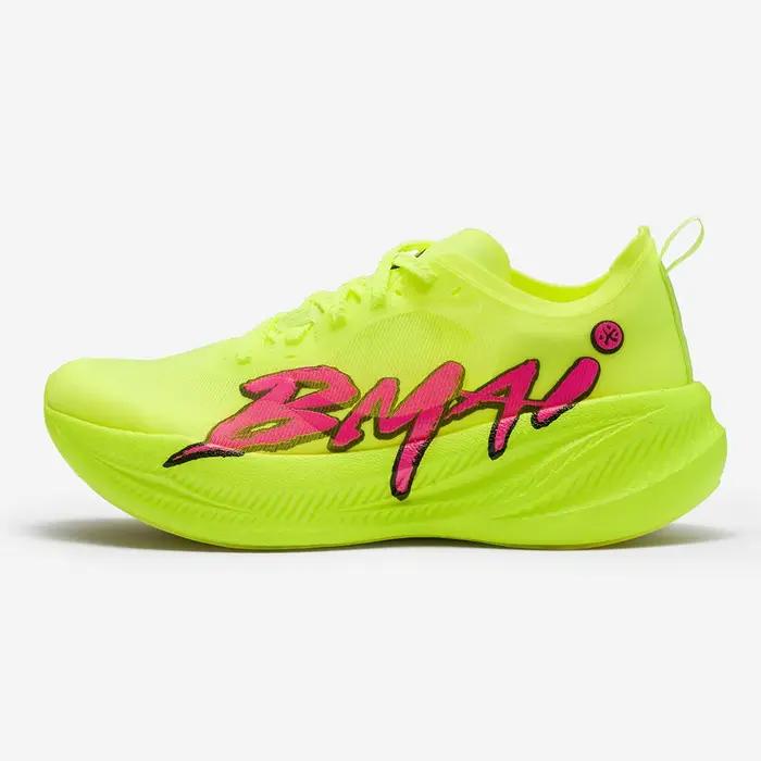 BMAI 21km Marathon plaque de carbone chaussures de course pour hommes de luxe homme formateurs coussin espadrilles décontractées respirant chaussure de sport pour hommes