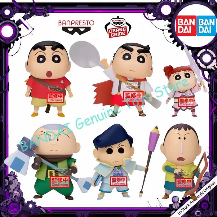 BANDAI Crayon original Shinchan le film : super chaud! Les épicés Kasukabe danseuse Masao Sato Toru Kazama Anime figurines jouets