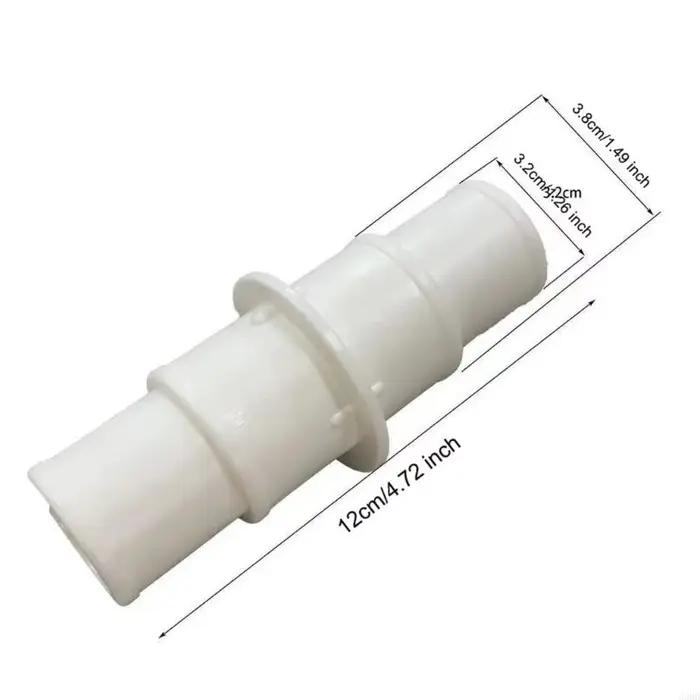 Le paquet remplacement tuyau piscine Flexible contient 4 coupleurs en PVC fiables 8 attaches en acier pour 69HD