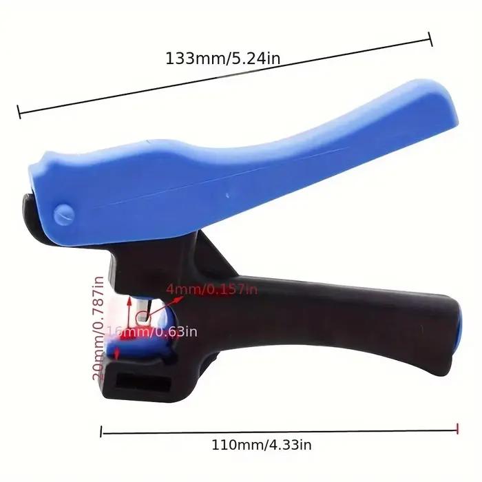 Perforateur de tuyau d'arrosage 4 mm - Outil de perforation pour tuyaux d'irrigation - Pour insertion de goutteurs -