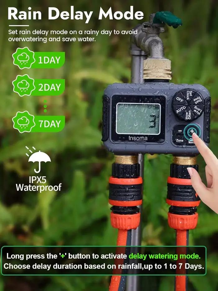 Système d'arrosage intelligent à double sortie