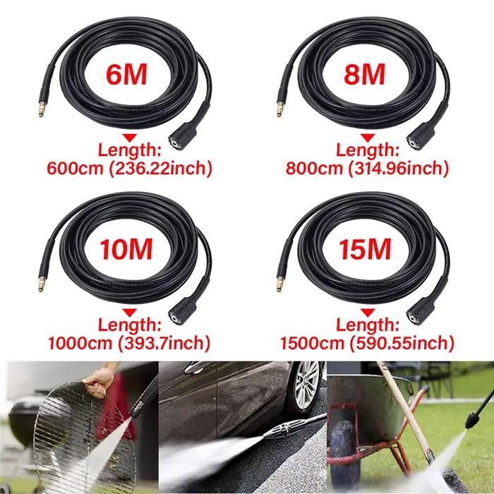 Le tuyau d'eau 6M/8M/10M/15M convient au Karcher K2 K3 K4 K5 K6 K7