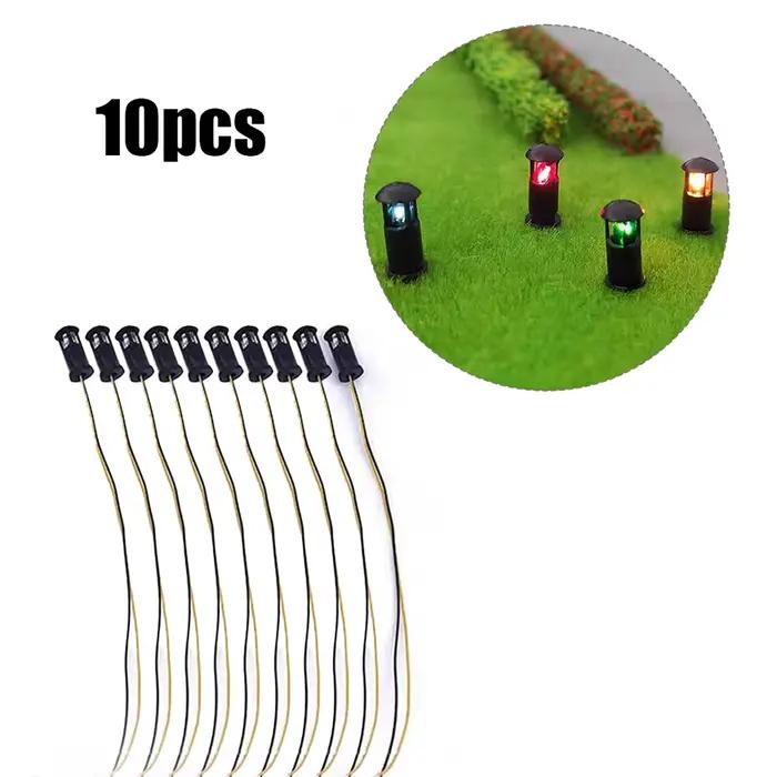 10 pièces/sac LED projecteur modèle disposition Limelight projecteur rue jardin cour lampe lumières d'inondation pour modèle scène ferrée