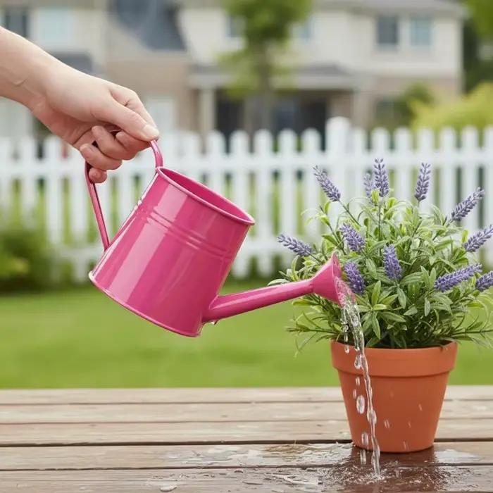 Arrosoir en métal pour jardin