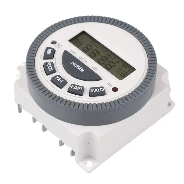 Minuteur programmable intelligent TM619 à 7 jours avec 16 programmes marche/arrêt