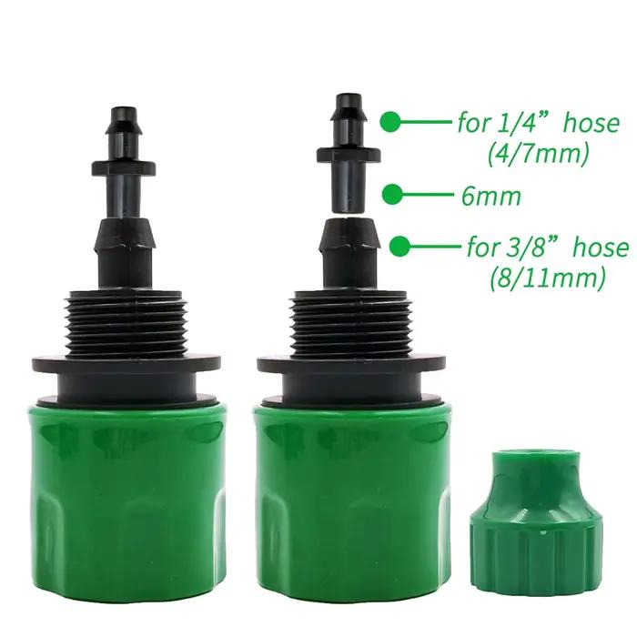 Connecteur rapide de tuyau d'eau en plastique