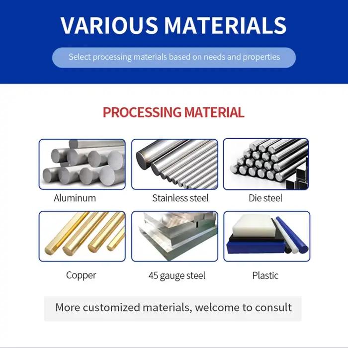 Fabrication de pièces métalliques sur mesure de haute précision, usinées par CNC, composants mécaniques industriels OEM, service