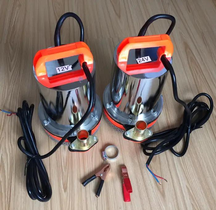 Pompe de circulation d'eau submersible portable 12V DC pour lavage de voiture