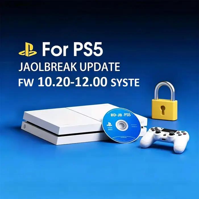 Disque de jailbreak tout-en-un pour PS5, compatible avec le firmware 10.20-12.00 BD-JB, démarrage en un clic, pas de PC nécessaire, pour la lecture de jeux de sauvegarde et de homebrew.