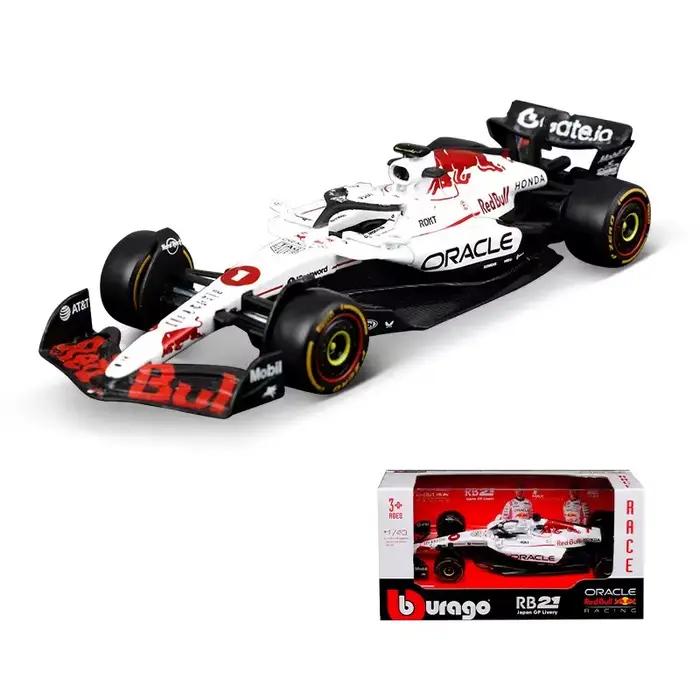 Nouveau en Stock Bburago 1:43 F1 Red Bull Rb21 japonais Gp 2025 Grand Prix Gp alliage Miniature moulé sous pression modèle Rb21 jouets enfants cadeau