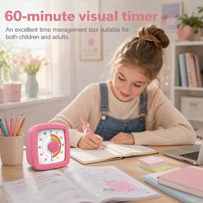 Minuteur visuel scolaire pour enfants avec veilleuse