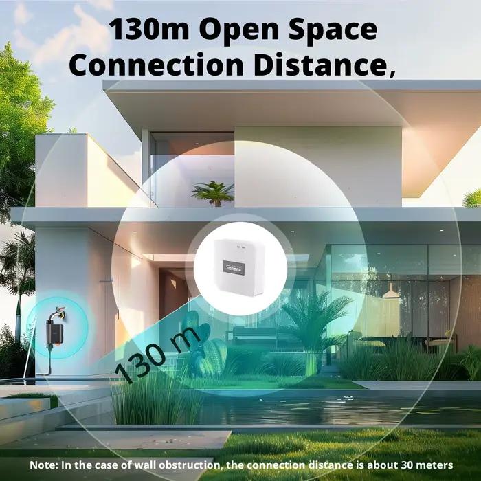 SONOFF SWV vanne d'eau Zigbee robinet contrôleur d'irrigation intelligent système minuterie App commande vocale Via Alexa Google ZHA Ewelink