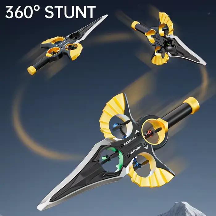 Épée volante RC 2.4G 2CH, télécommande, chasseur à 4 axes, Cool, épée volante, cascade aérienne, avion RC, avion pour enfants