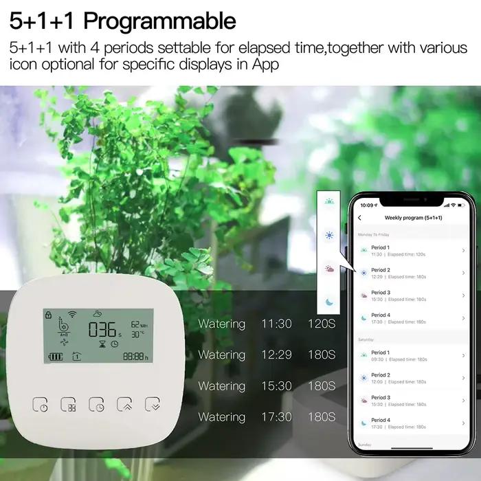 Moes-Machine d'arrosage intelligente Tuya WiFi