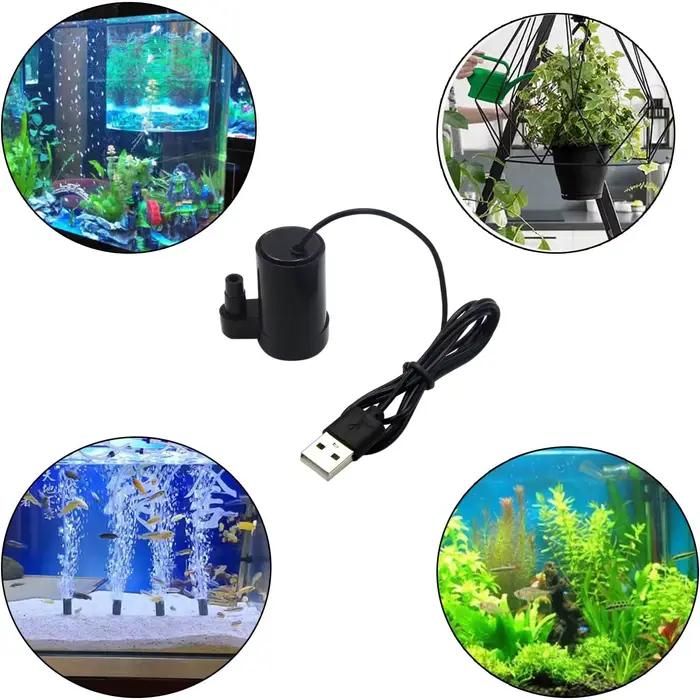 1 pièces DC 3-5V USB Micro Mini pompe à eau Submersible