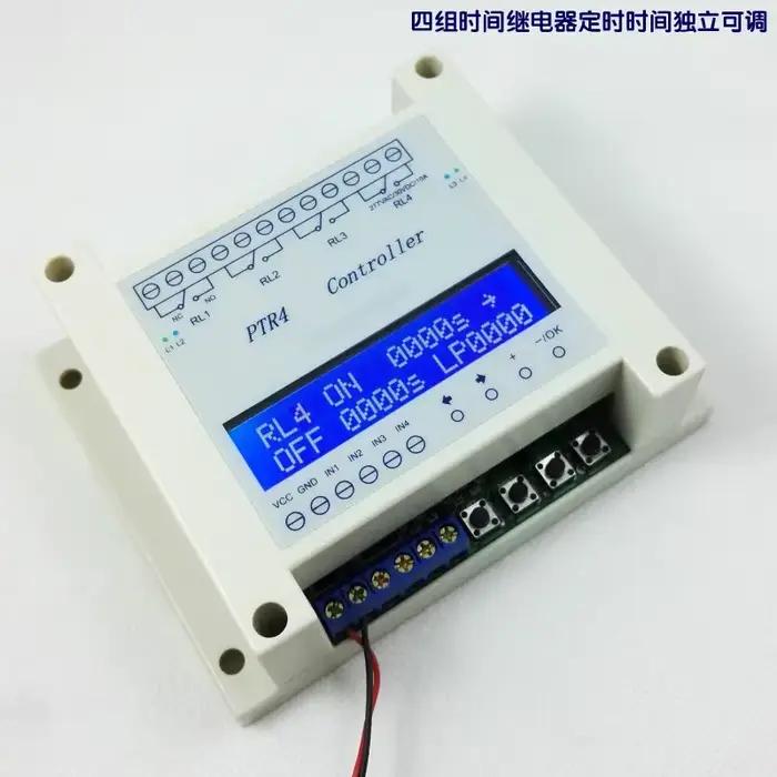 DC6V-40V 4-Channel Programmable Digital Time Timer Contrmatérielle