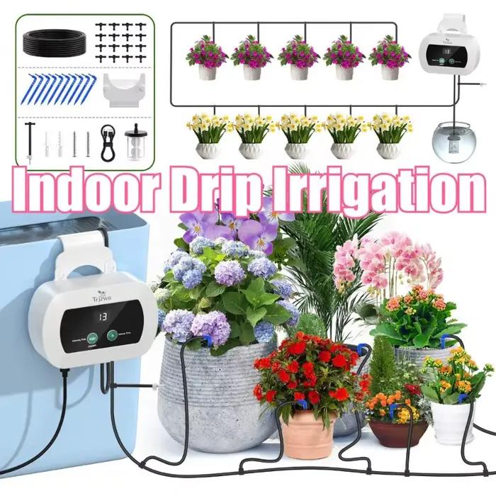 Système d'irrigation goutte à goutte automatique d'intérieur