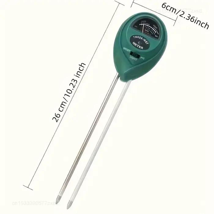 3 en 1 sol PH mètre lumière du soleil PH testeur jardin fleurs sol capteur d'humidité compteur plantes acidité humidité PH moniteur détecteur