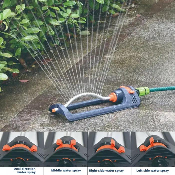 Arroseur oscillant pour pelouse avec 19 buses de précision