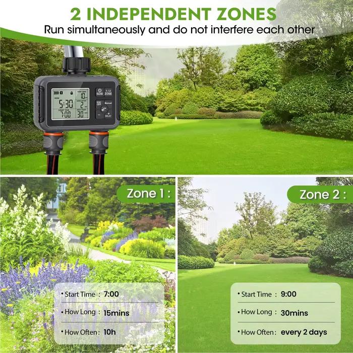 TNCE – programmateur d'irrigation automatique à 1/2 sorties