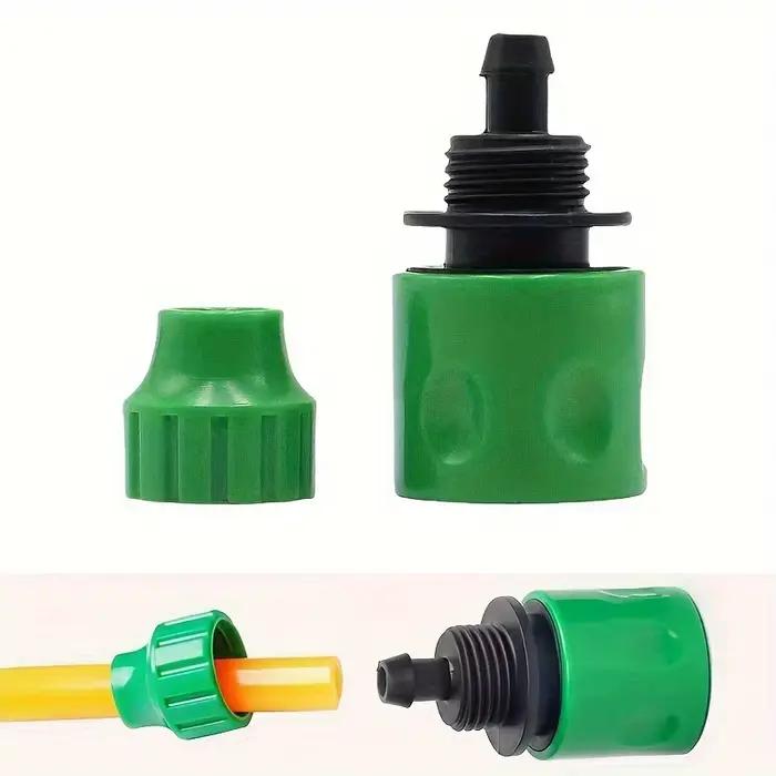 Raccordement à l'eau pour jardin - Raccord rapide en plastique pour tuyau 8/11 mm