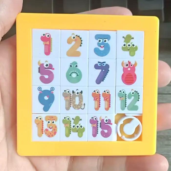 Dessin animé Alphabet lettres numéro toboggan Puzzle casse-tête fête faveur jouets éducatif apprentissage garçons filles enfants esprit défi