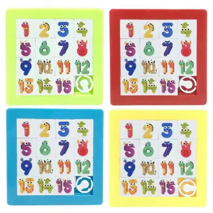 Dessin animé Alphabet lettres numéro toboggan Puzzle casse-tête fête faveur jouets éducatif apprentissage garçons filles enfants esprit défi