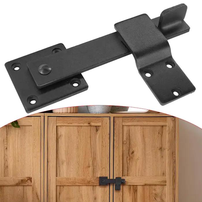 Serrure de porte double pour portail de grange, portail de clôture rotatif à 360 degrés, serrure robuste pour protection de sécurité, portail double en acier