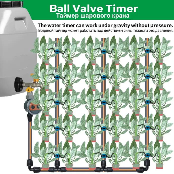 Vanne à bille automatique pour jardin