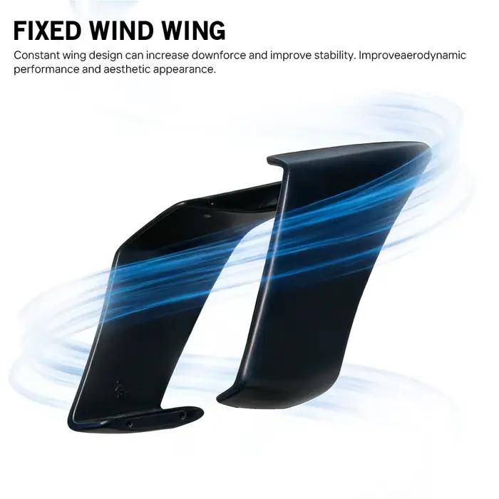 Aile fixe GP pour Aprilia RSV4 RF 2009 2010 2012 2013 2014-2021, kit d'ailes aérodynamiques en fibre de carbone ABS pour moto, spoiler