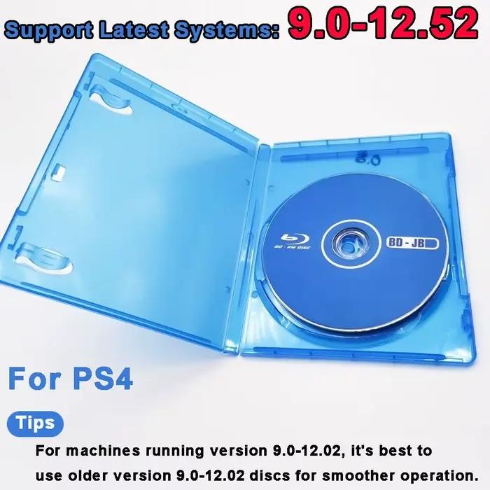 Pour le micrologiciel 9.0-12.52 disque BD-JB aucun PC nécessaire 1 clic démarrage JB disque outil brassage à domicile jouer jeux de sauvegarde pour PS4