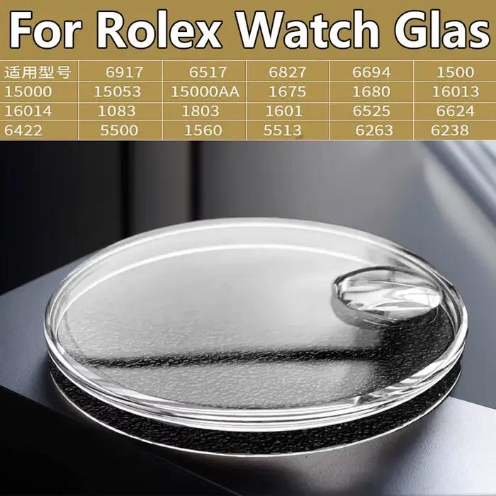 Verre de montre maître Rolex GMT, lentille acrylique, verre organique avec couvercle de calendrier, pièces de réparation de montre, 1675 16014 15000 1083