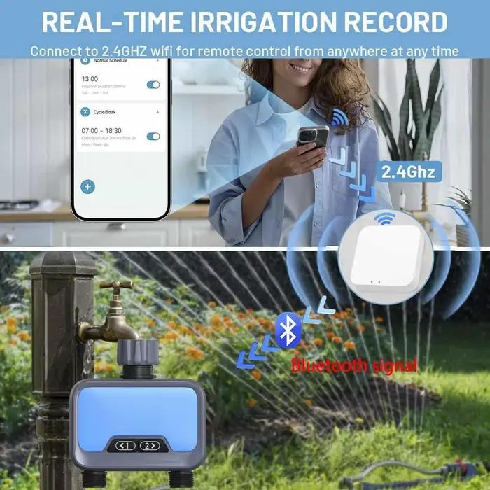 Tuya – minuteries d'arrosage de jardin intelligentes